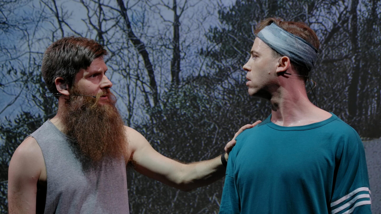 Gabel Eiben and Ross Cowan in a perfect person, 2025. Photo by Ole Jørgen Løvås.