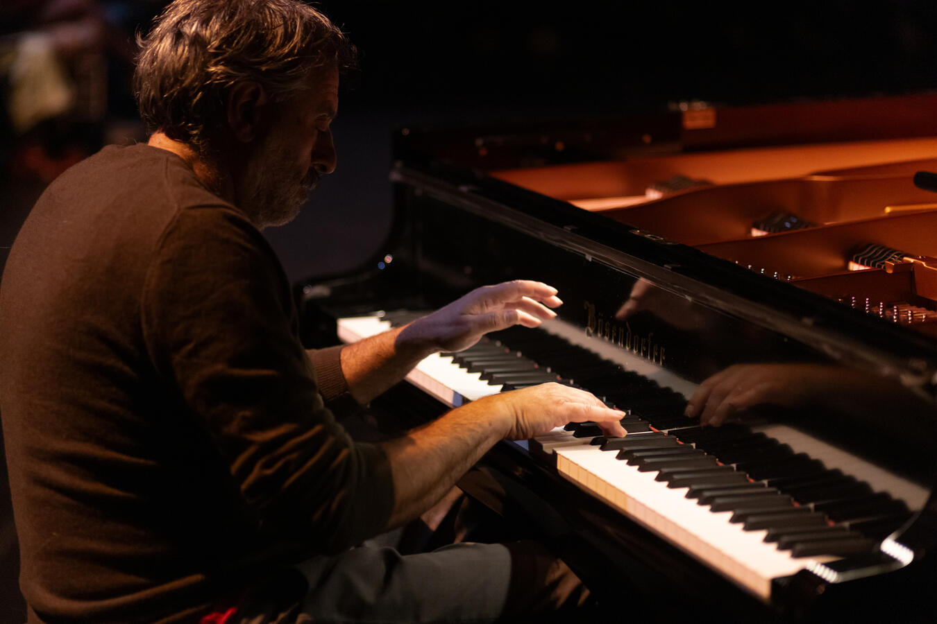 Alain Franco in In This Time: The Beethoven Piano Sonatas, 2025. Photo by Nabeeh Samaan.